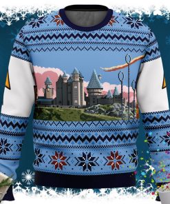 Harry Potter Retro Hogwarts Ugly Christmas Sweater