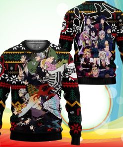 Hashira Team Ugly Christmas Sweater Anime Demon Slayer Xmas Gifts