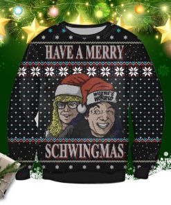 Have A Merry Schwingmas Knitting Pattern 3d Print Ugly Sweater