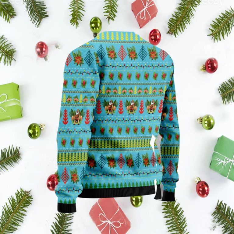 Hawaiian Christmas Santa Claus Ugly Sweater