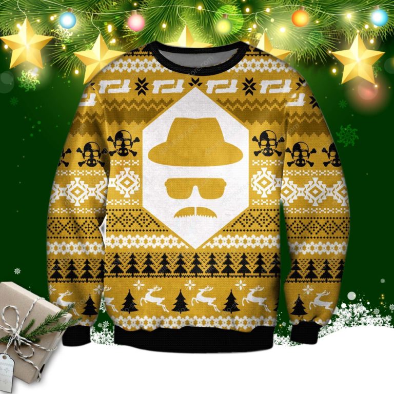Heisenberg Breaking Bad 3d Print Ugly Christmas Sweatshirt