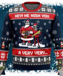 Hey! We Wish You a Futurama Ugly Christmas Sweater