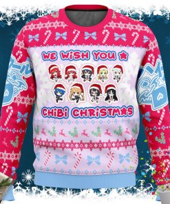 High School DXD Chibi Girls Ugly Christmas Sweater