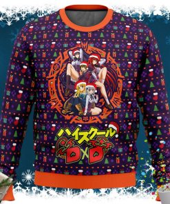 High School DXD Dreaming His Own Harem Ugly Christmas Sweater