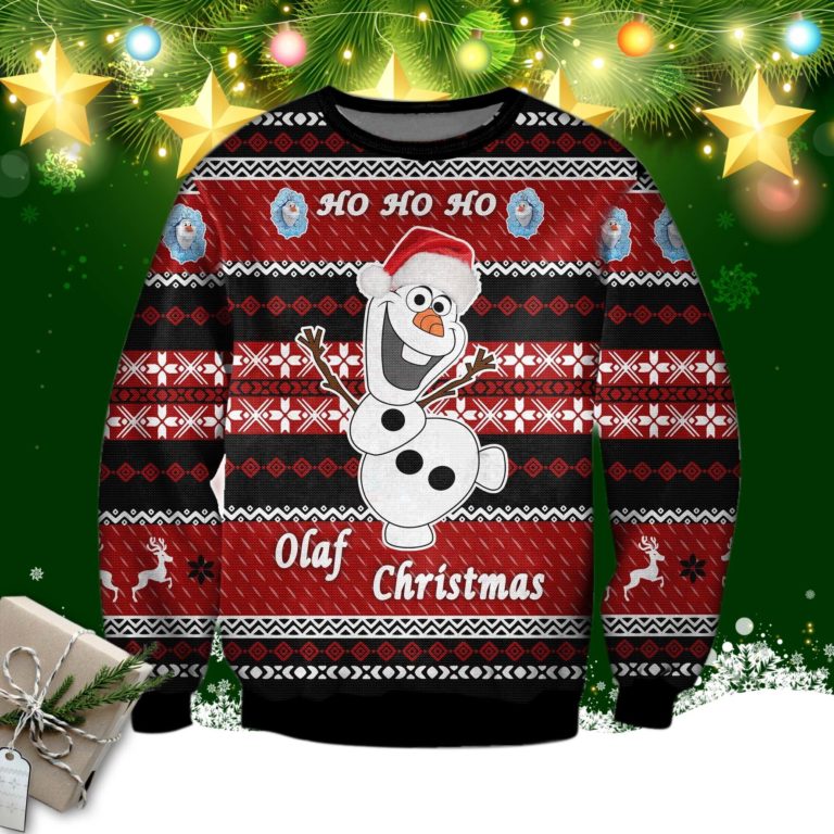 Ho Ho Ho Olaf Frozen Ugly Christmas Sweatshirt