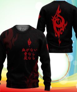 Homra Sweatshirt No Blood! No Bone! No Ash K Project Merch