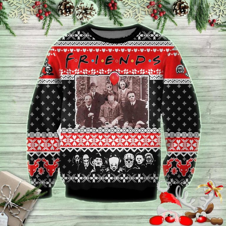 Horror Friends Ugly Sweatshirt, Sweater