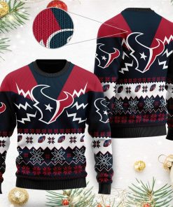 Houston Texans Team 3D Ugly Christmas Sweater Houston Texans Team 3D Ugly Christmas Sweater