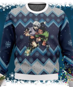 Hunter X Hunter Gon and Killua Ugly Christmas Sweater Hunter X Hunter Gon and Killua Ugly Christmas Sweater