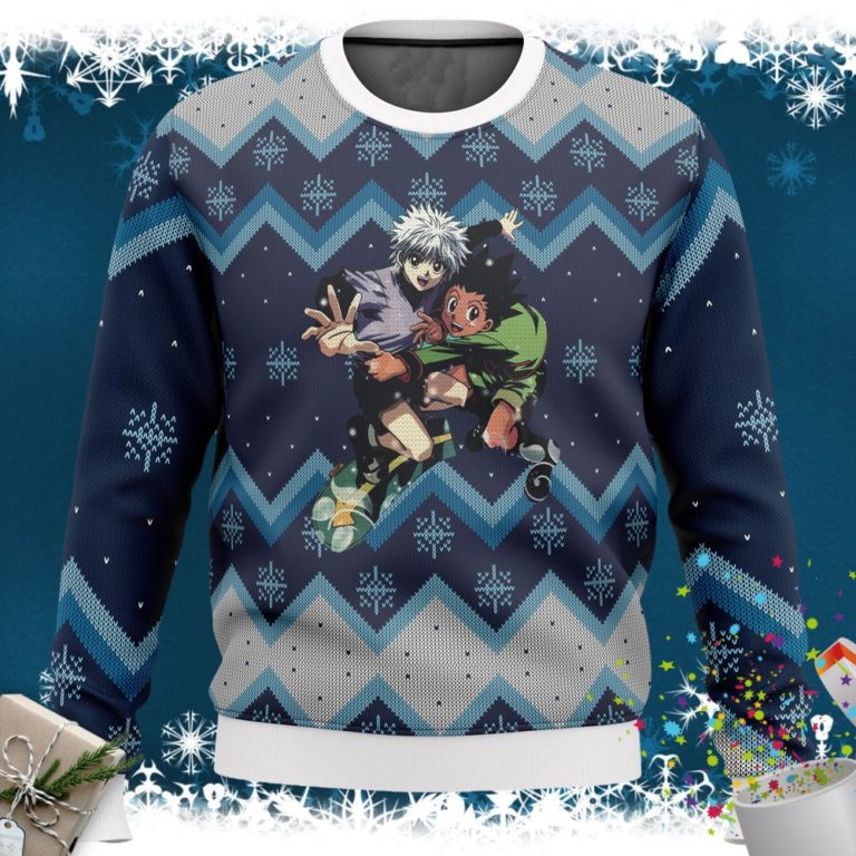 Hunter X Hunter Gon and Killua Ugly Christmas Sweater