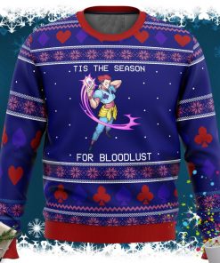 Hunter X Hunter Hisoka Tis the Season for Bloodlust Ugly Christmas Sweater