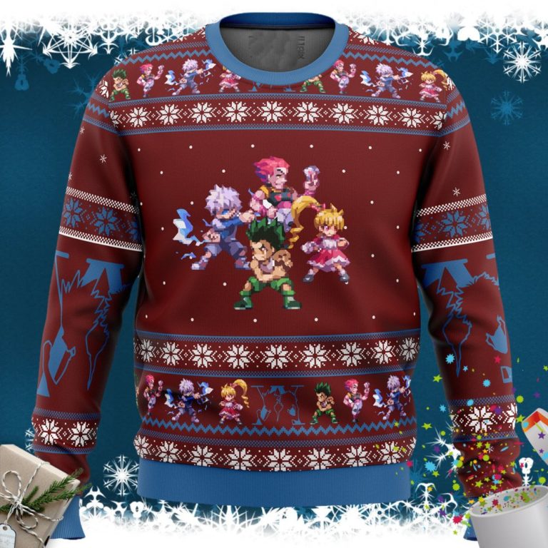 Hunter X Hunter Sprites Ugly Christmas Sweater