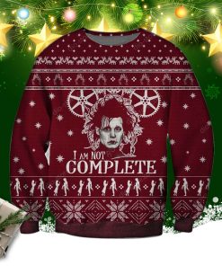 I Am Not Complete Knitting Pattern 3d Print Ugly Christmas Sweater