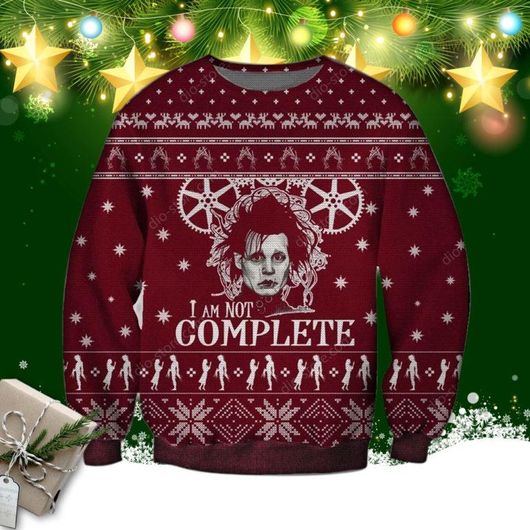 I Am Not Complete Knitting Pattern 3d Print Ugly Christmas Sweater