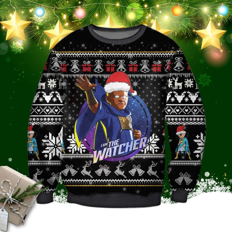 I Am The Watcher Ugly Christmas Sweatshirt