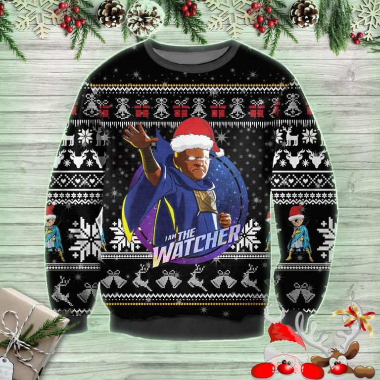 I Am The Watcher Ugly Christmas Sweatshirt, Sweater