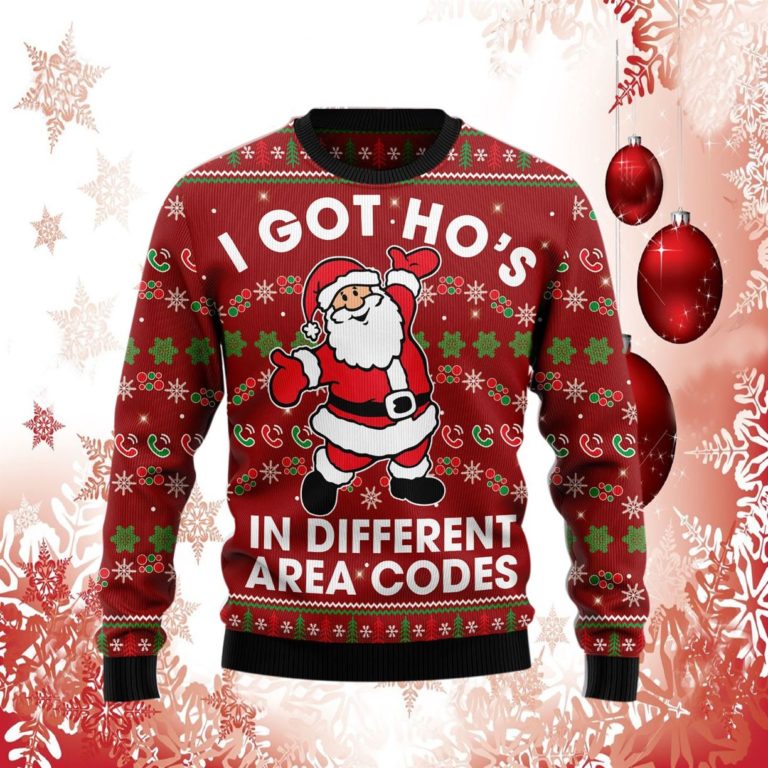 I Got Ho’s In Different Area Codes Ugly Sweater