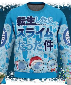 I Got Slimy That time I got reincarnated as a slime Christmas Sweater