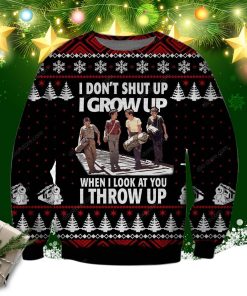 I Grow Up I Throw Up 3d Print Ugly Christmas Sweater, Sweatshirt