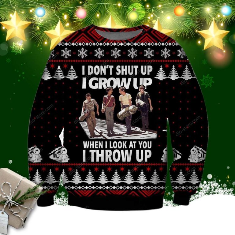 I Grow Up I Throw Up 3d Print Ugly Christmas Sweater, Sweatshirt