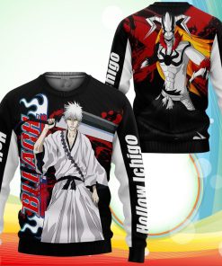 Ichigo Hollow Sweatshirt Shirt Bleach Anime Jacket