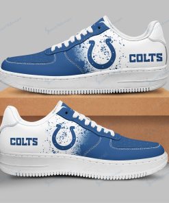 Indianapolis Colts White Sole AF 1 Sneakers 004RB-NAF Indianapolis Colts White Sole AF 1 Sneakers 004RB-NAF