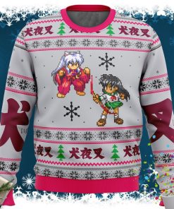 Inuyasha and Kagome Alt Ugly Christmas Sweater