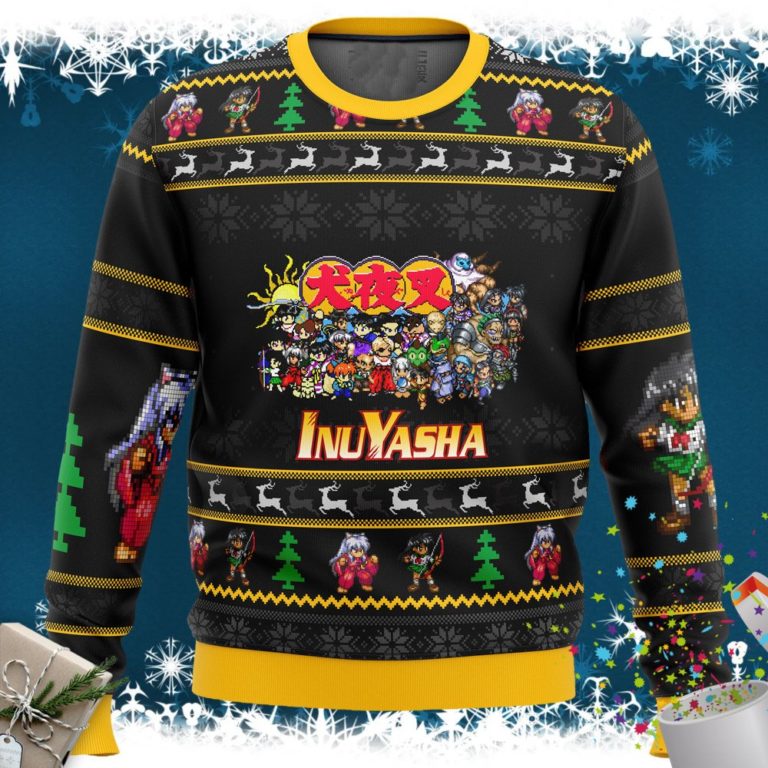 Inuyasha Sprites Ugly Christmas Sweater