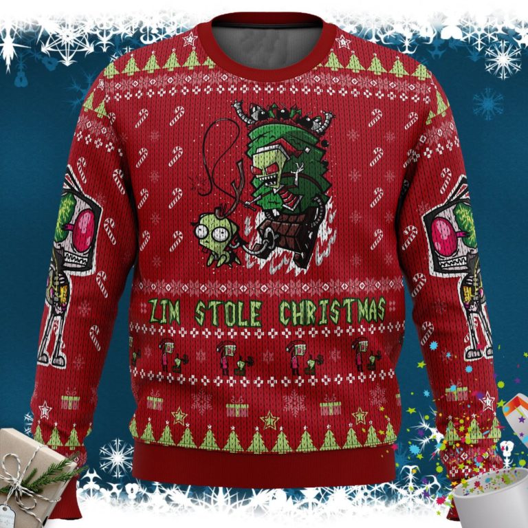 Invader Zim Doom Doom Doom Ugly Christmas Sweater