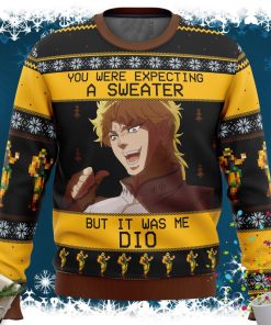 It Was Me Dio Jojo’s Bizarre Adventure Ugly Christmas Sweater
