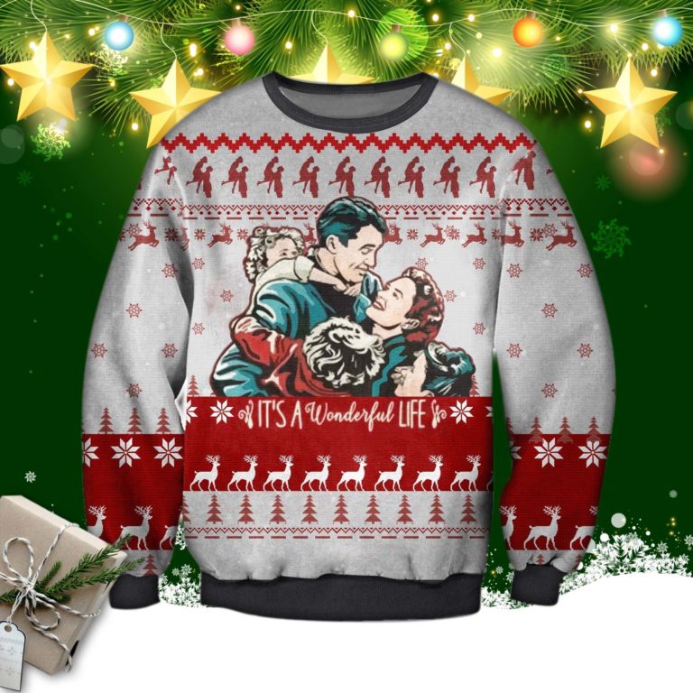 It’s A Wonderful Life Ugly Christmas Sweatshirt