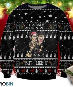 It’s Only Rock ‘n’ Roll – The Rolling Stones Ugly Christmas Sweatshirt, Sweater