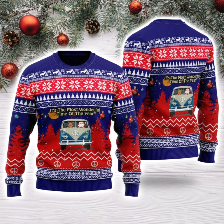 It’s The Most Wonderful Time Of The Year Santa Claus Ugly Christmas Sweatshirt