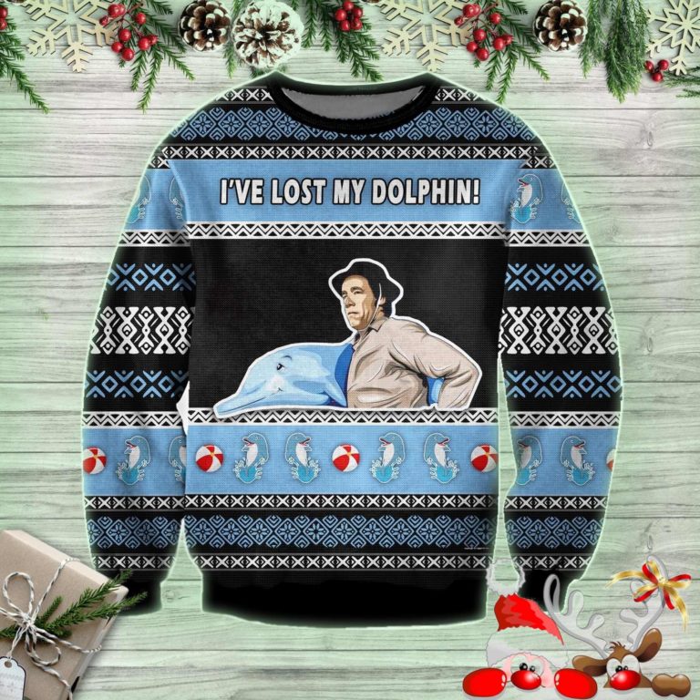 I’ve Lost My Dolphin Ugly Christmas Sweatshirt