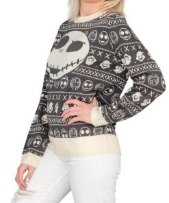 Jack Sally The Nightmare Before Christmas Ugly Christmas Sweater, Sweatshirt