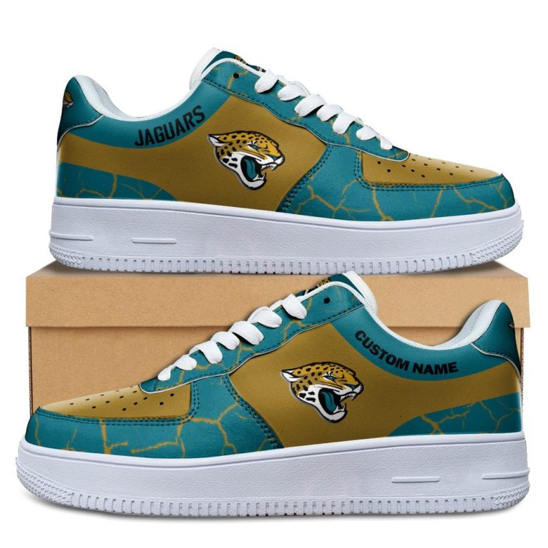 Personalized Jacksonville Jaguars NFL Custom AF1 Sneakes