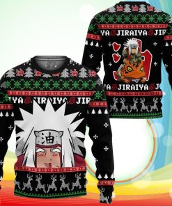 Jiraiya Pervy Sage Ugly Christmas Sweater Naruto Anime Xmas Gifts