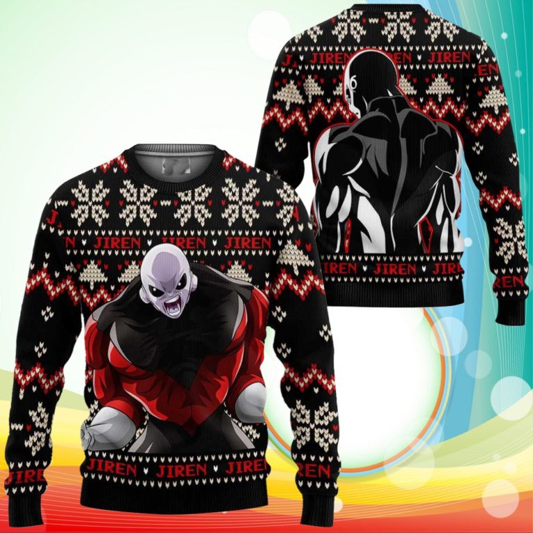 Jiren Ugly Christmas Sweater Anime Dragon Ball Xmas Gifts