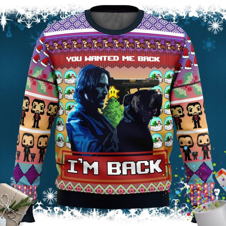 John Wick Ugly Christmas Sweater