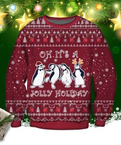 Jolly Holiday Knitting Pattern 3d Print Ugly Sweater