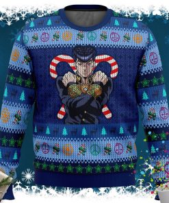 Josuke Higashikata Jojo’s Bizarre Adventure Ugly Christmas Sweater
