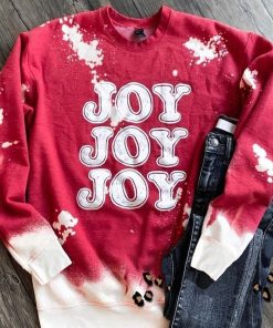 Joy Joy Joy Christmas Sweatshirt Joy Joy Joy Christmas Sweatshirt