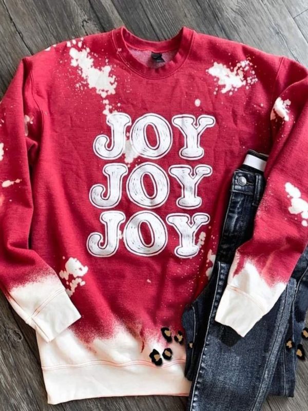 Joy Joy Joy Christmas Sweatshirt