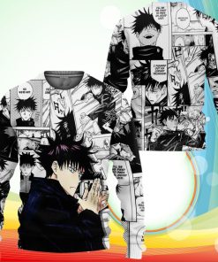 Jujutsu Kaisen Fushiguro Megumi Sweatshirt Anime Jacket Shirt