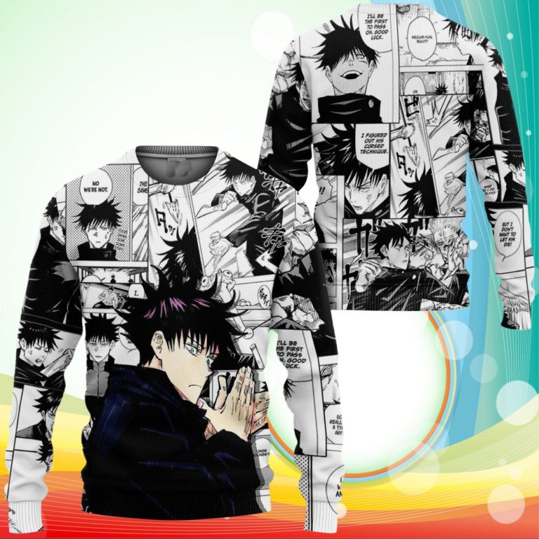 Jujutsu Kaisen Fushiguro Megumi Sweatshirt Anime Jacket Shirt