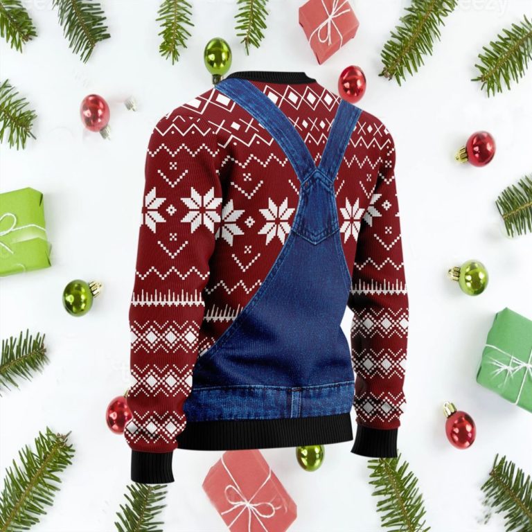 Just A Girl Who Loves Christmas And Chickens Ugly Sweater, Sweatshirt