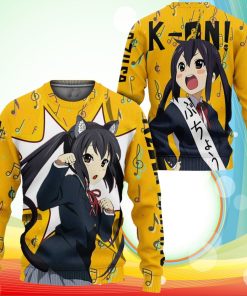 K-On Sweatshirt Azusa Nakano Anime 3D Printed Sweaters