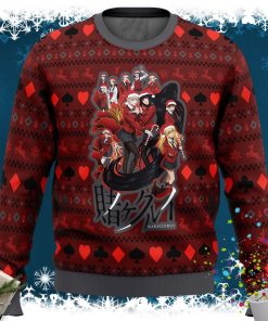 Kakegurui Hyakkaou Private Academy Ugly Christmas Sweater