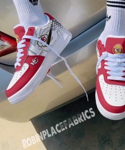 Kansas City Chiefs Air Force 1 Shoes 185RB-NAF