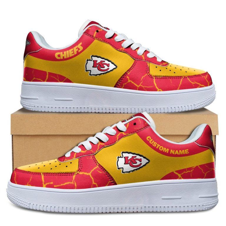 Kansas City Chiefs NFL Custom AF1 Sneakes